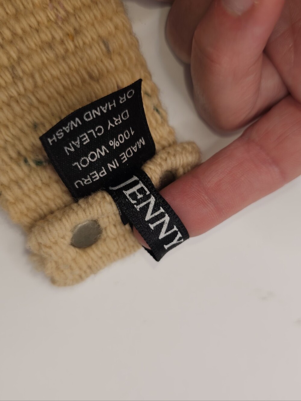 Vintage Jenny Krauss, 100% Wool Belt, Size Large - Picture 6 of 12